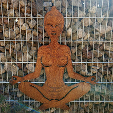 Lade das Bild in den Galerie-Viewer, Wandbild Meditierende Frau