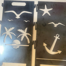 Lade das Bild in den Galerie-Viewer, Feuertonne Anker und Palmen