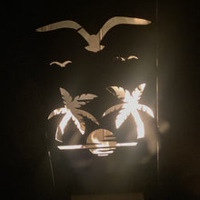 Lade das Bild in den Galerie-Viewer, Feuertonne Sonnenuntergang Kompass