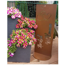 Lade das Bild in den Galerie-Viewer, Aufsteller "Herzlich Willkommen"