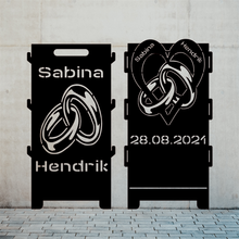 Lade das Bild in den Galerie-Viewer, Feuertonne Hochzeit zum selbst gestalten