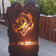 Lade das Bild in den Galerie-Viewer, Feuertonne Hochzeit zum selbst gestalten