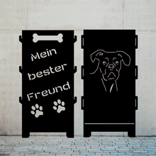 Lade das Bild in den Galerie-Viewer, Feuertonne Hunde Boxer