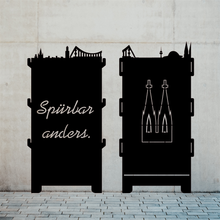 Lade das Bild in den Galerie-Viewer, Feuertonne Köln Skyline