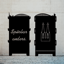 Lade das Bild in den Galerie-Viewer, Feuertonne Köln Skyline Spürbar anders