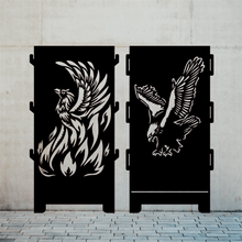 Lade das Bild in den Galerie-Viewer, Feuertonne Adler und Phoenix