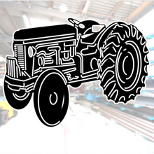 Lade das Bild in den Galerie-Viewer, Wandbild Metallschild Traktor ohne Kabine