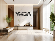 Lade das Bild in den Galerie-Viewer, Wandbild Metallschild YOGA