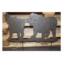 Lade das Bild in den Galerie-Viewer, Gartenstecker Katze & Hund