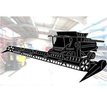 Lade das Bild in den Galerie-Viewer, Wandbild Metallschild Mähdrescher