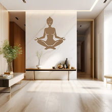 Lade das Bild in den Galerie-Viewer, Wandbild Meditierende Frau