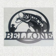 Lade das Bild in den Galerie-Viewer, Monogramm Barsch Angler