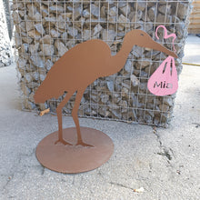 Lade das Bild in den Galerie-Viewer, Klapperstorch mit Baby