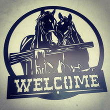 Lade das Bild in den Galerie-Viewer, Wandbild "Pferde Welcome"