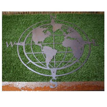 Lade das Bild in den Galerie-Viewer, Wandbild Weltkompass