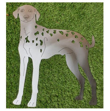 Lade das Bild in den Galerie-Viewer, Dalmatiner stehend aus Metall in der Größe 68 x 57 cm