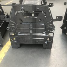 Lade das Bild in den Galerie-Viewer, Robuste Feuertonne aus Stahl mit einem kunstvollen Dodge ram design, ideal für den Außenbereich.