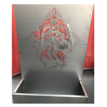 Lade das Bild in den Galerie-Viewer, Stahlblech blumenkasten mit ausschnitten