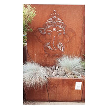 Lade das Bild in den Galerie-Viewer, Blumenkübel mit sichtschutz wo ein Elefant ausschnitten ist