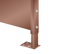 Lade das Bild in den Galerie-Viewer, Blechwand mit erklärungen zur Montage mit Fussplatte seite 3