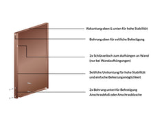 Lade das Bild in den Galerie-Viewer, Blechwand mit erklärungen zur Montage seite 1