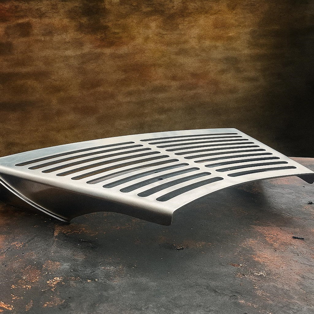 Edelstahl Ansteckablagerost für Plancha-Platten – praktisches Grillzubehör