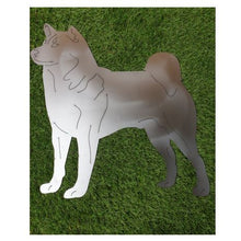 Lade das Bild in den Galerie-Viewer, Shiba Inu als Gartenstecker oder Wanddeko in der Grösse 41 x 40 cm
